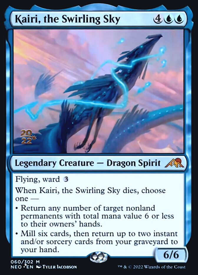 Kairi, the Swirling Sky [Kamigawa: Neon Dynasty Prerelease Promos] | Game Grid - Logan