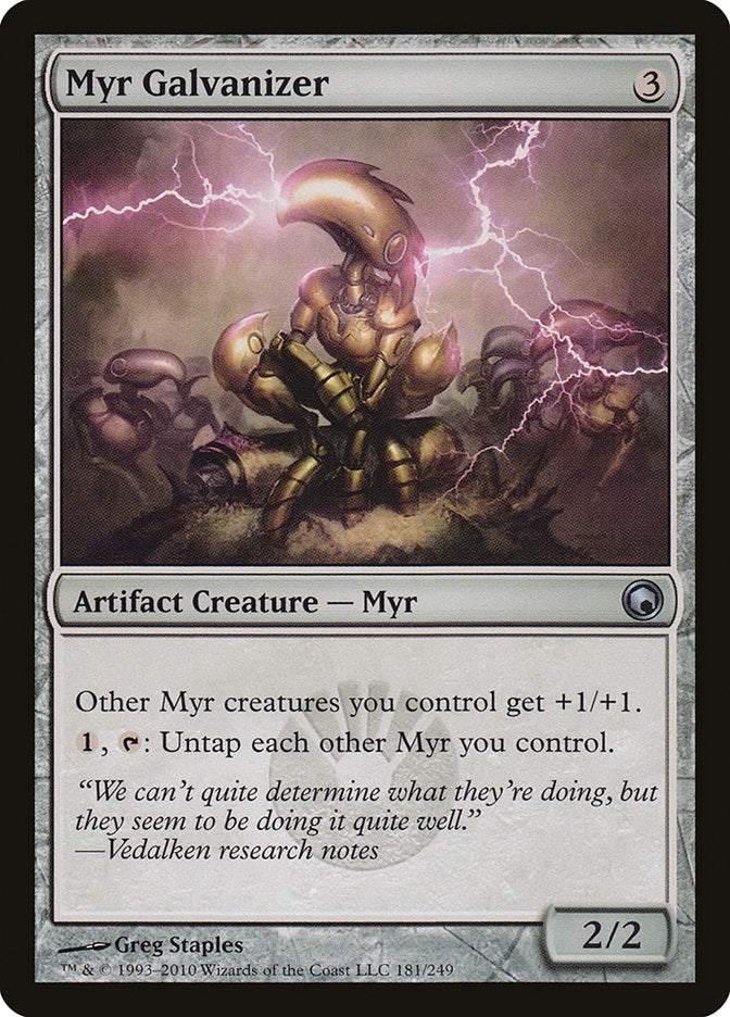 Myr Galvanizer [Scars of Mirrodin] | Game Grid - Logan