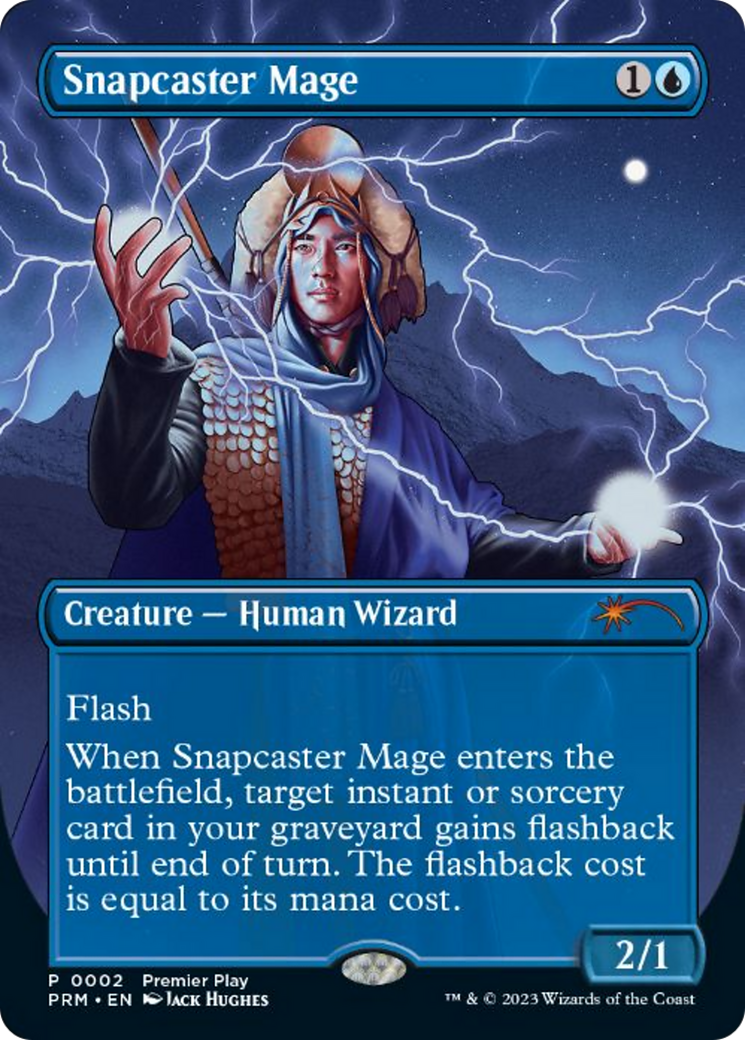 Snapcaster Mage (Borderless Alternate Art) [Regional Championship Qualifiers 2023] | Game Grid - Logan