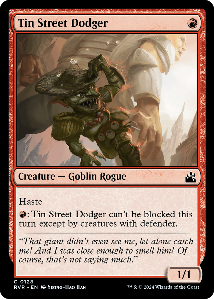 Tin Street Dodger [Ravnica Remastered] | Game Grid - Logan