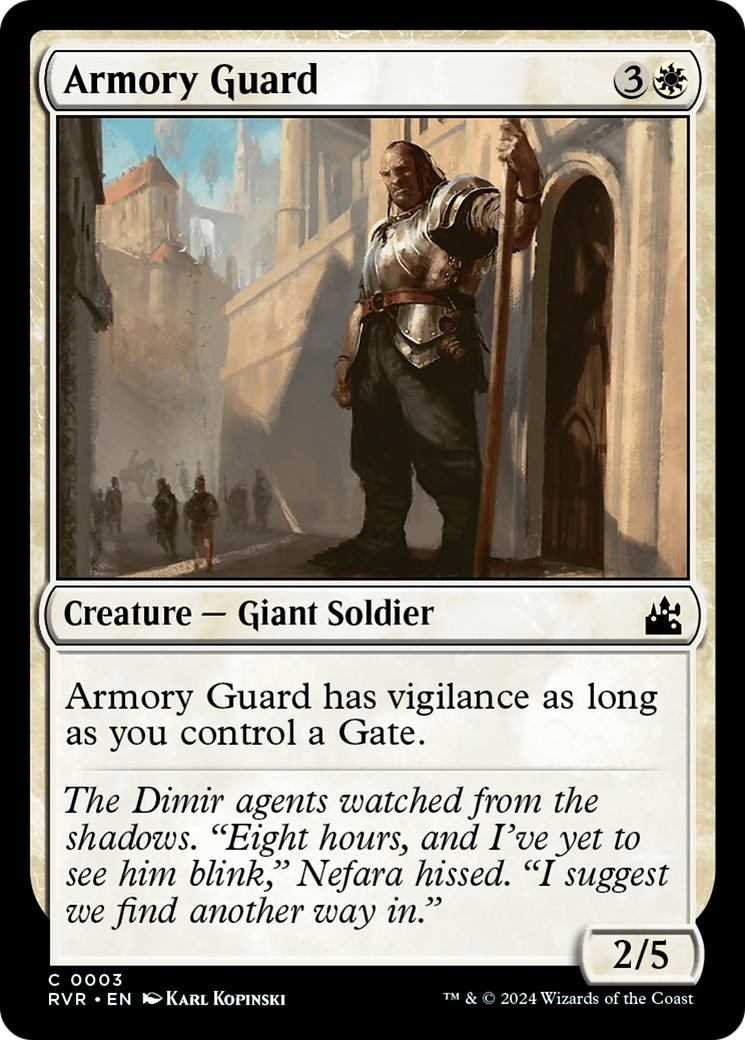 Armory Guard [Ravnica Remastered] | Game Grid - Logan