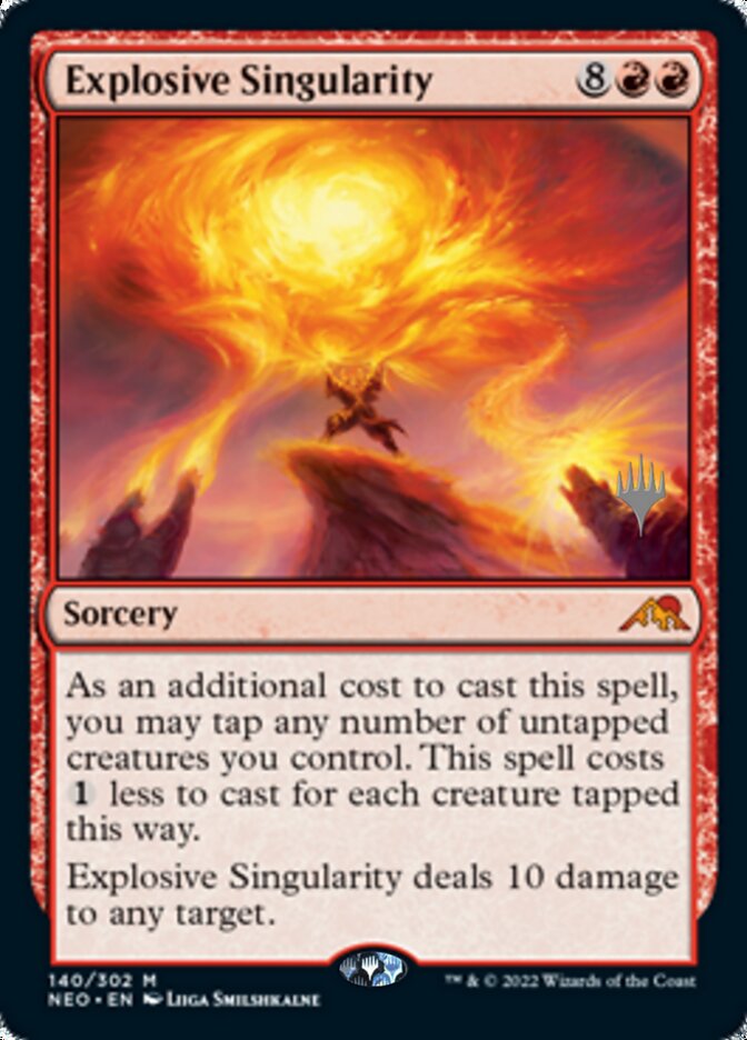 Explosive Singularity (Promo Pack) [Kamigawa: Neon Dynasty Promos] | Game Grid - Logan