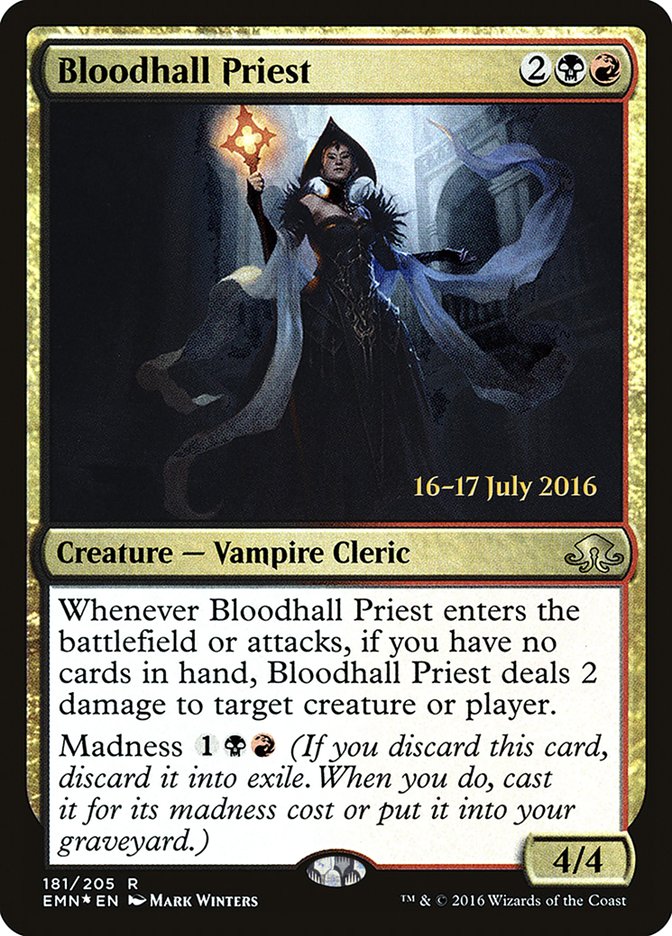 Bloodhall Priest [Eldritch Moon Prerelease Promos] | Game Grid - Logan