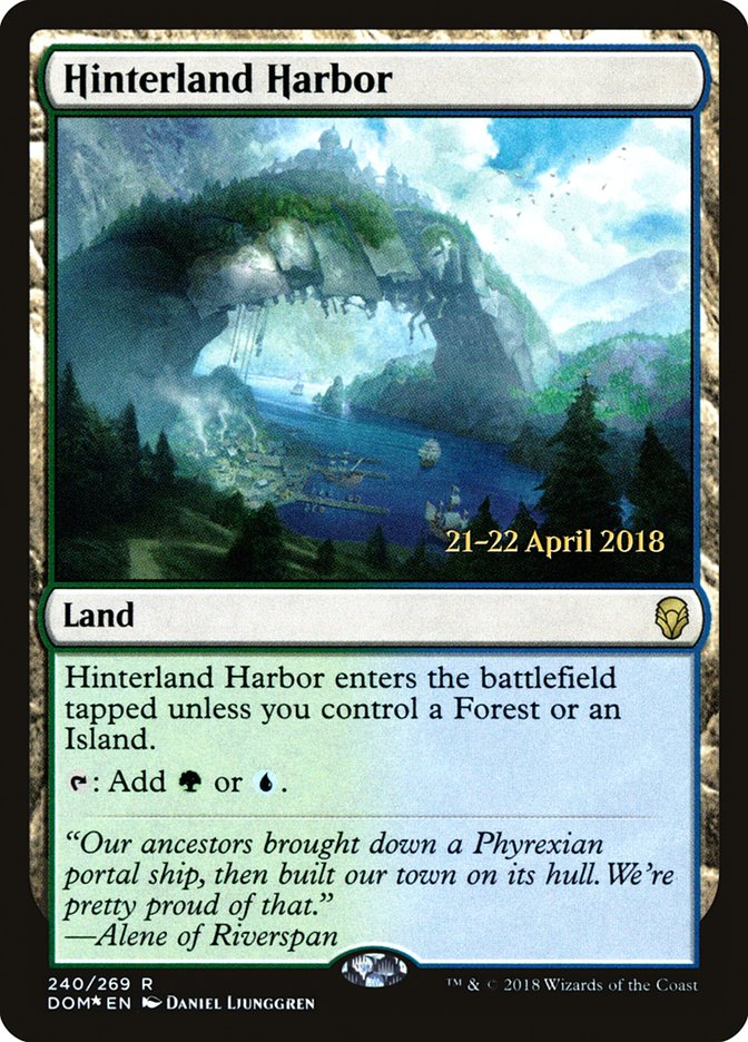 Hinterland Harbor [Dominaria Prerelease Promos] | Game Grid - Logan