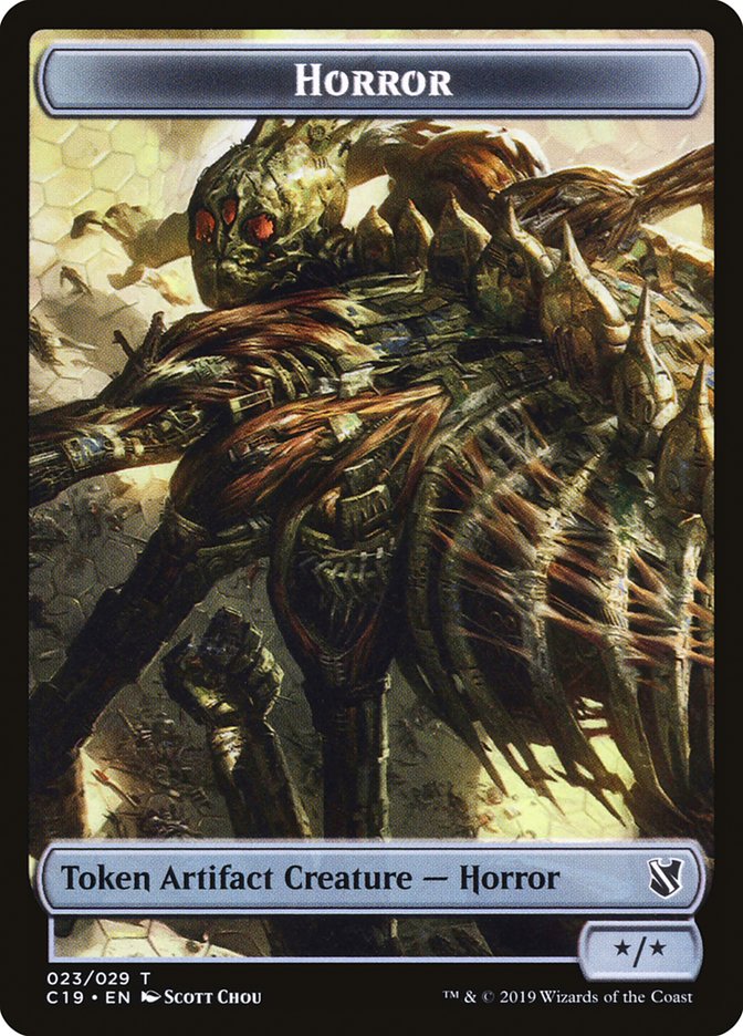 Horror Token [Commander 2019 Tokens] | Game Grid - Logan
