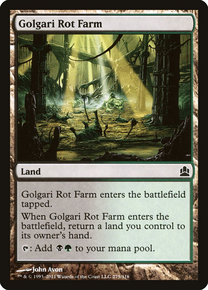 Golgari Rot Farm [Commander 2011] | Game Grid - Logan