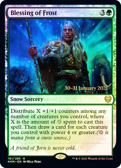 Blessing of Frost [Kaldheim Prerelease Promos] | Game Grid - Logan