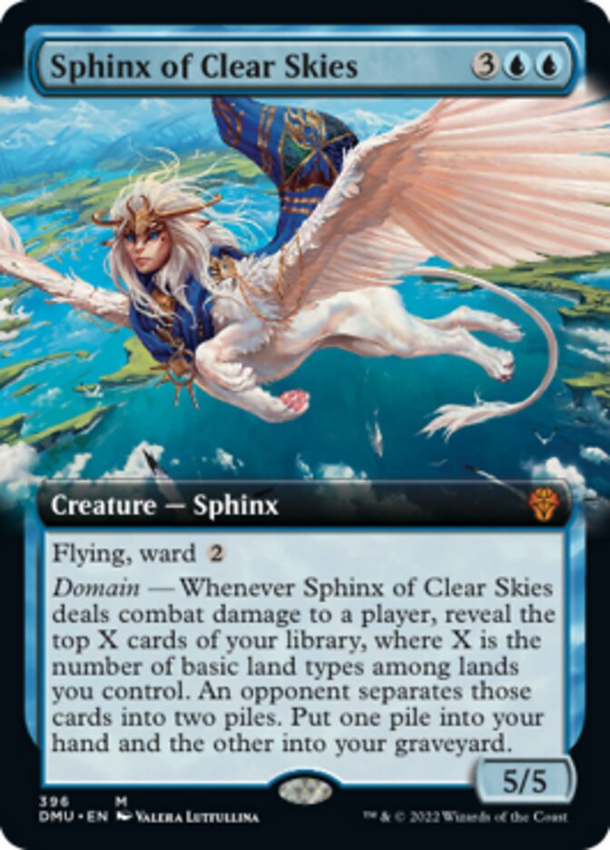 Sphinx of Clear Skies (Extended Art) [Dominaria United] | Game Grid - Logan