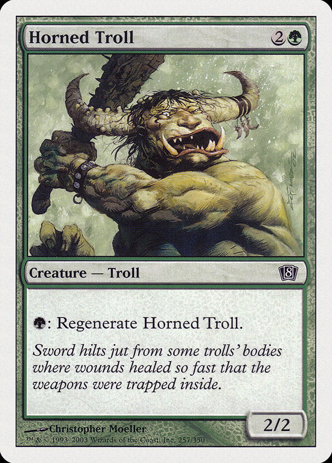 Horned Troll [Eighth Edition] | Game Grid - Logan