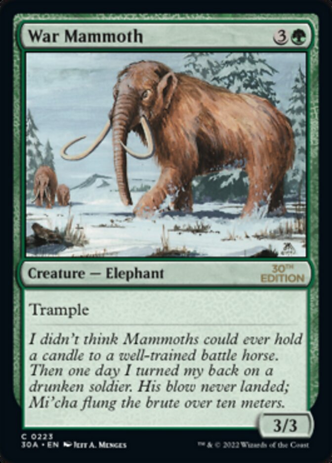 War Mammoth [30th Anniversary Edition] | Game Grid - Logan