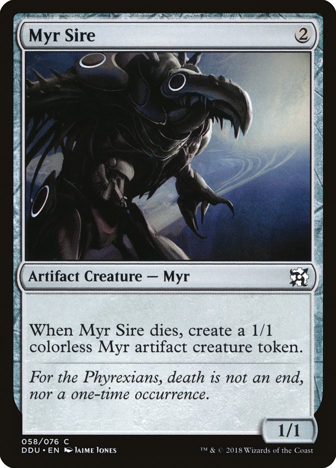 Myr Sire [Duel Decks: Elves vs. Inventors] | Game Grid - Logan