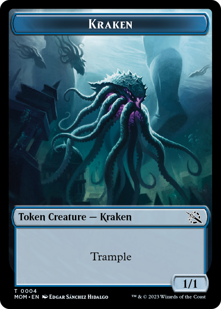 Kraken Token [March of the Machine Tokens] | Game Grid - Logan