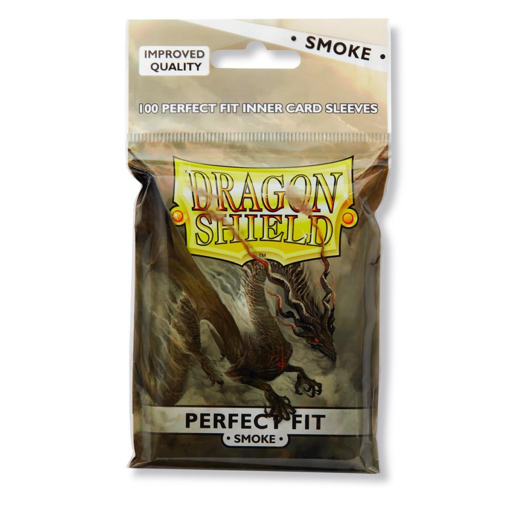 Dragon Shield Perfect Fit Sleeve: Smoke Toploader (100) | Game Grid - Logan