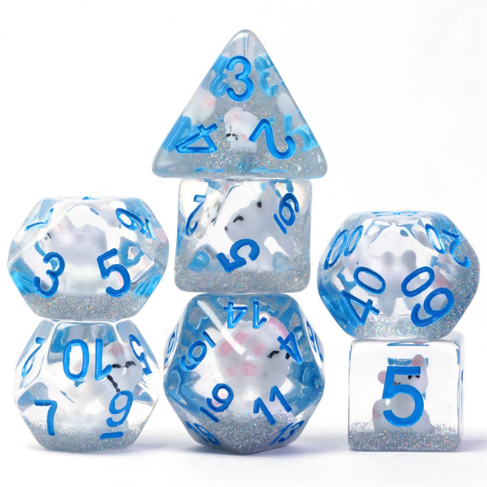 Arctic Fox RPG Dice Set | Game Grid - Logan