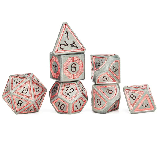 Leyline Metal Dice: Iron and Rose Gold | Game Grid - Logan