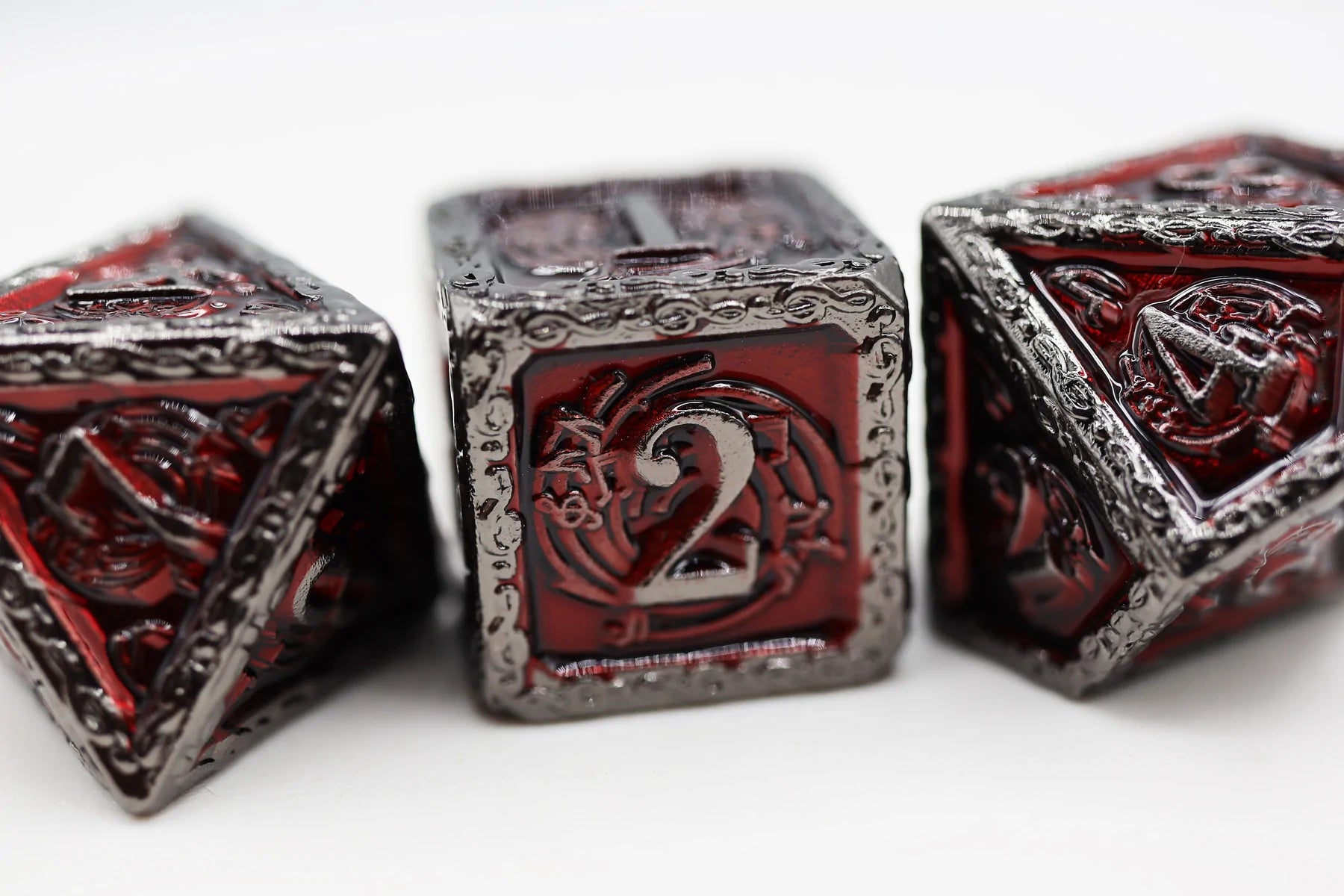 Bardic Song Mezzo Metal RPG Dice Set | Game Grid - Logan