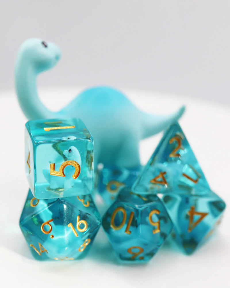 Brontosaurus RPG Dice Set | Game Grid - Logan