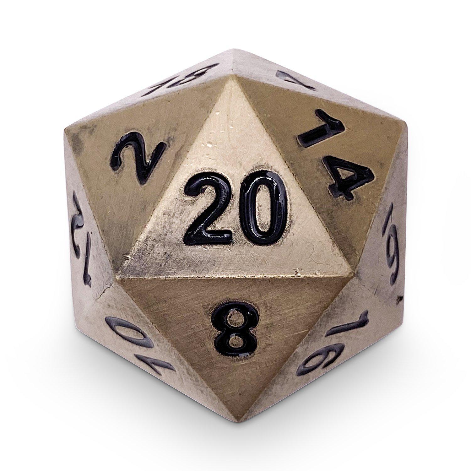 45MM Metal D20 Boulder: Dead Man's Gold | Game Grid - Logan