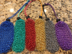 Chainmail Dice Bag - Purple | Game Grid - Logan