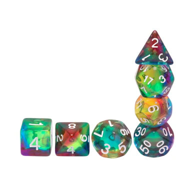 Colorful Wind RPG Dice Set | Game Grid - Logan