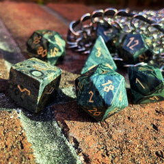 Gemstone Dice: Crocodile Jasper | Game Grid - Logan