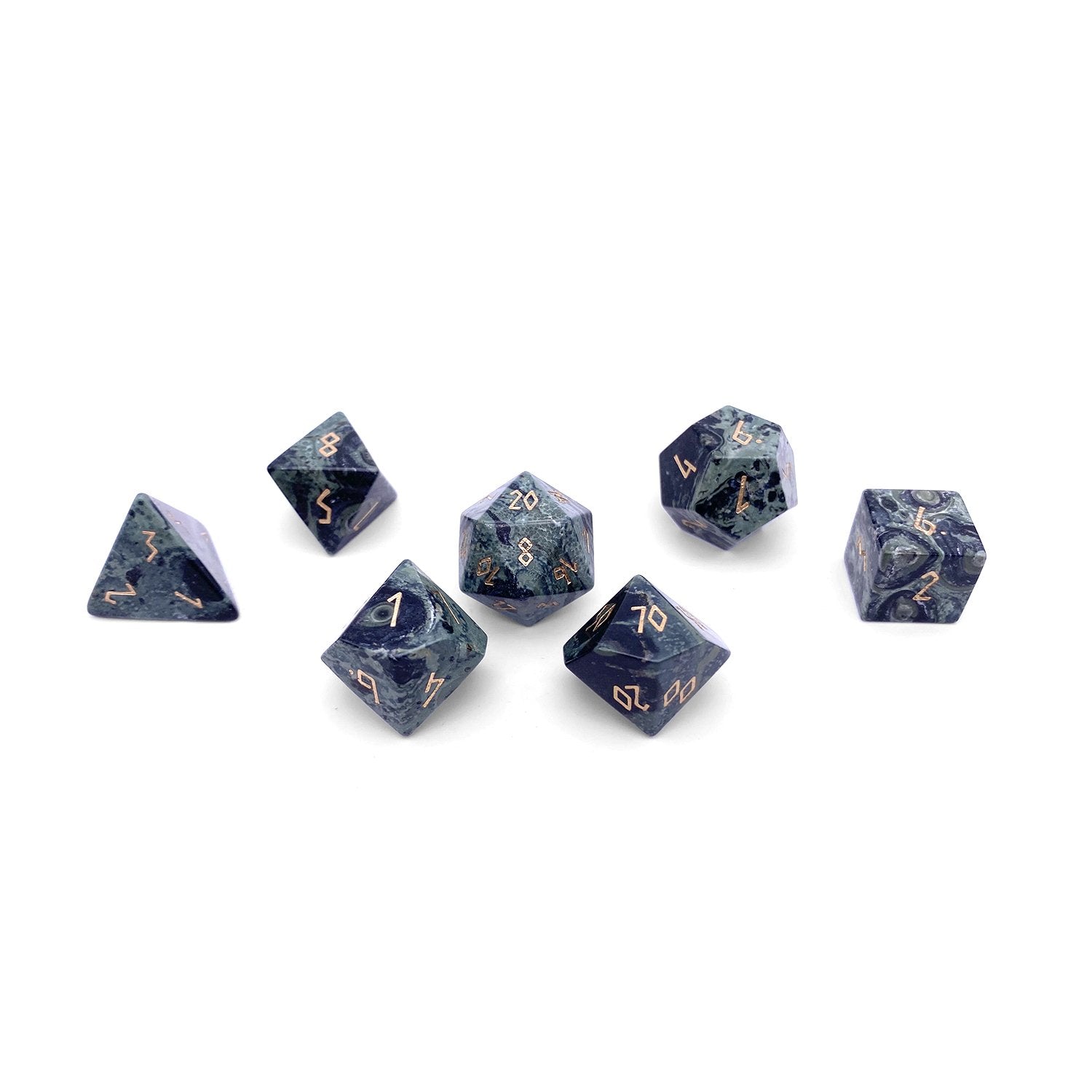 Gemstone Dice: Crocodile Jasper | Game Grid - Logan