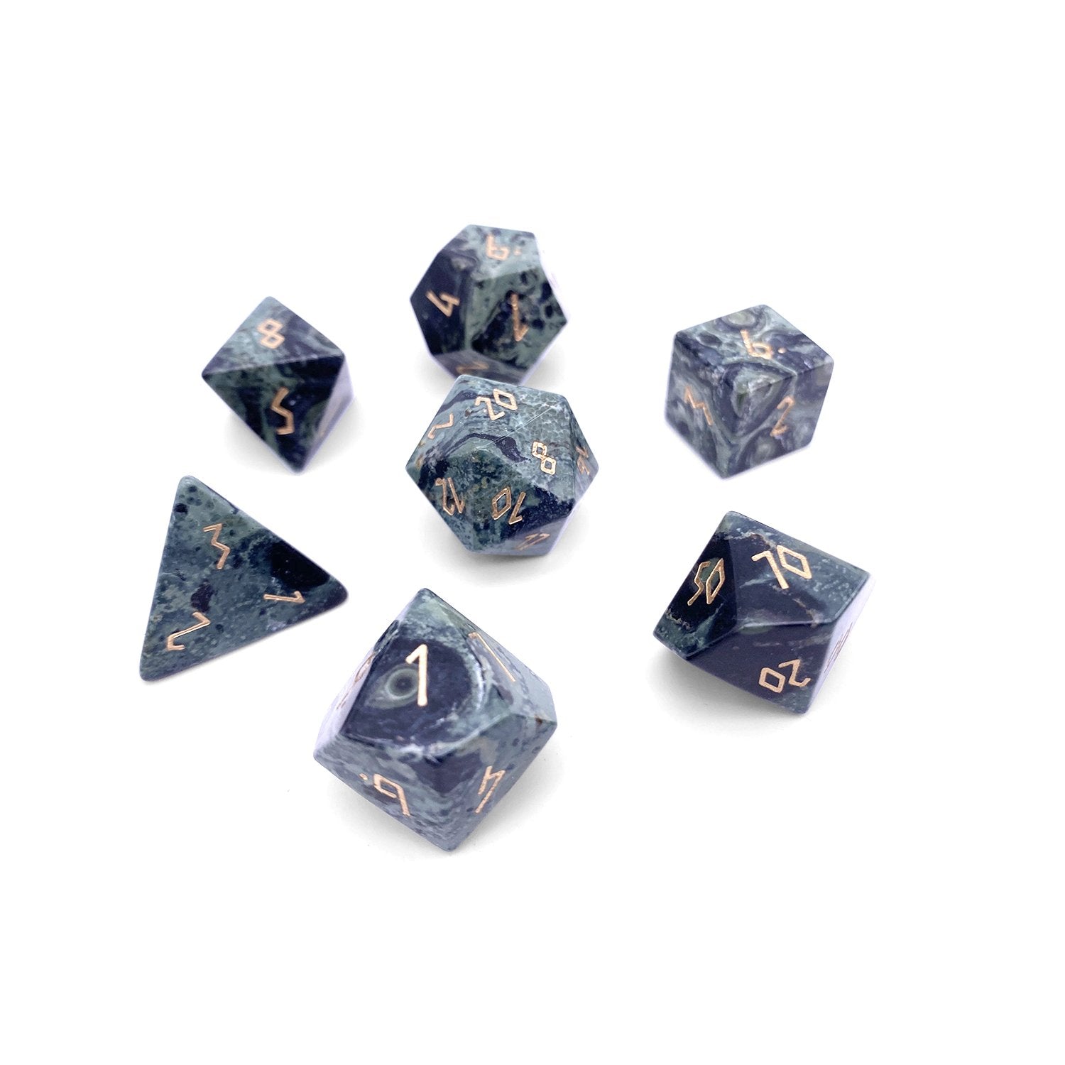 Gemstone Dice: Crocodile Jasper | Game Grid - Logan