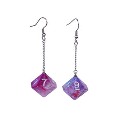 D10 Galaxy Earrings | Game Grid - Logan