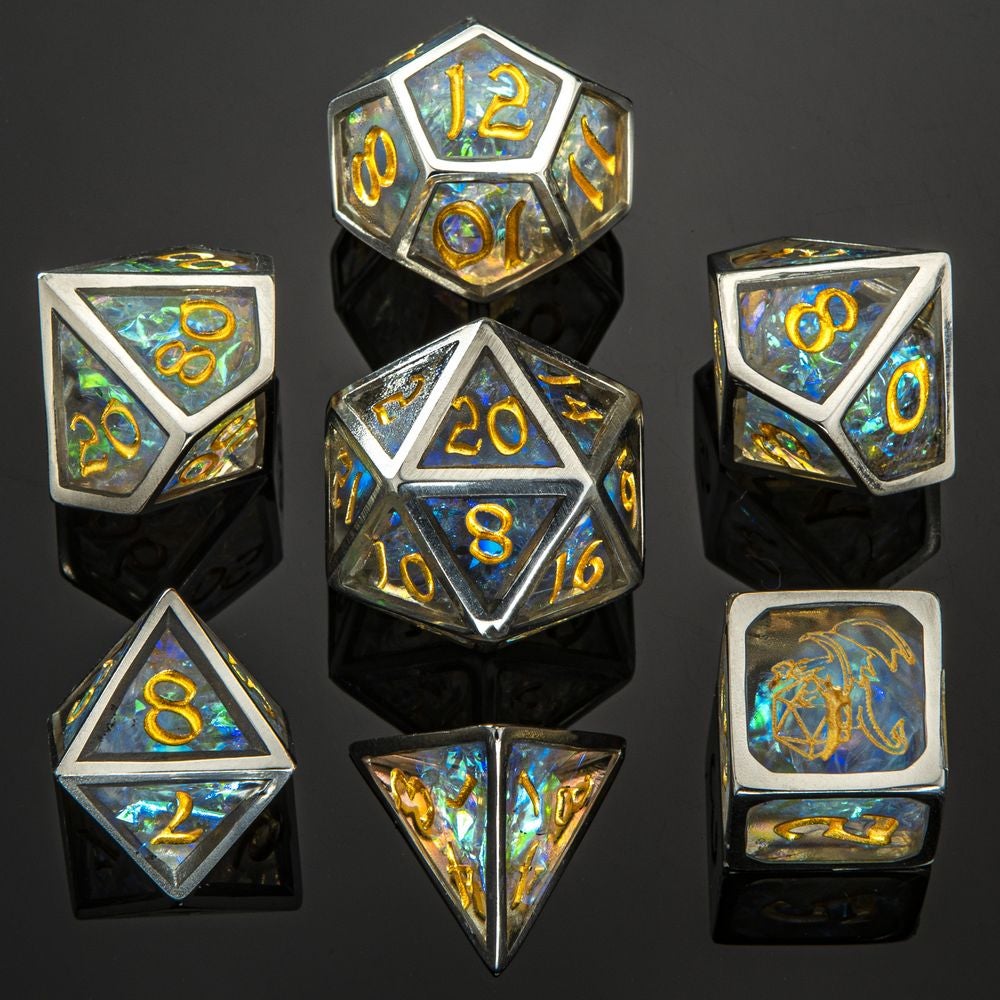 Caged Resin: Opal Ice with Stainless Steel | Game Grid - Logan