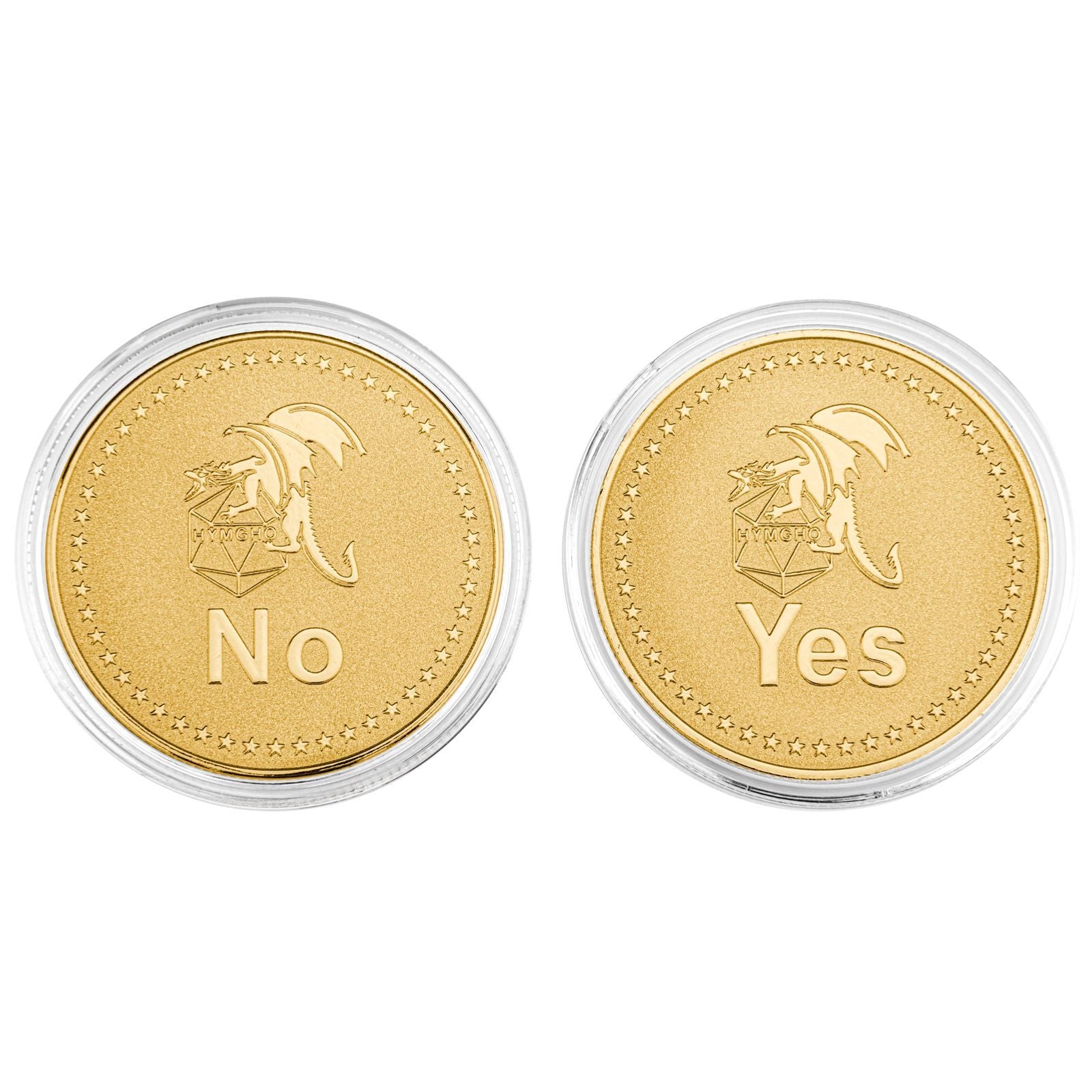 Metal Coin: Yes/No: Gold | Game Grid - Logan