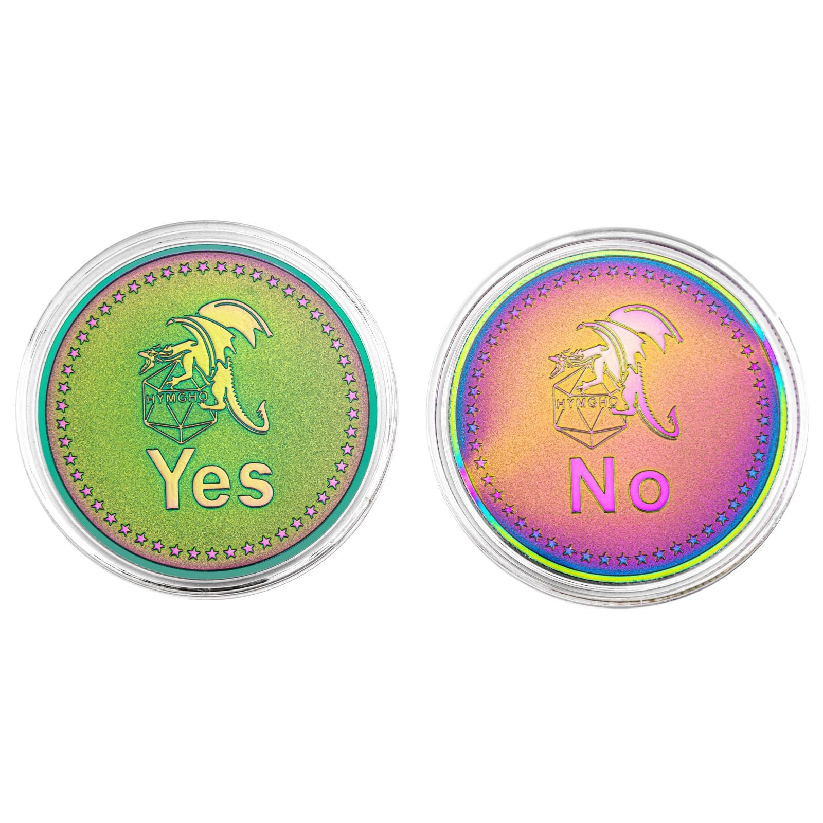 Metal Coin: Yes/No: Rainbow | Game Grid - Logan