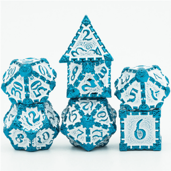 Dagger of Venom: Blue RPG Metal Dice Set | Game Grid - Logan