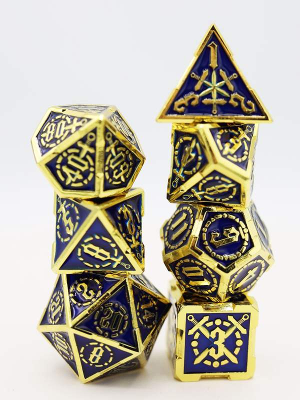 Deep Sea Sword RPG Metal Dice Set | Game Grid - Logan