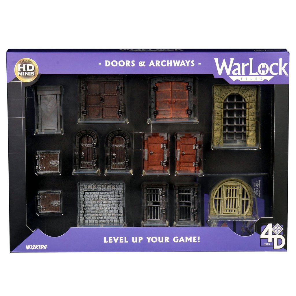 Warlock Tiles - Doors & Archways | Game Grid - Logan