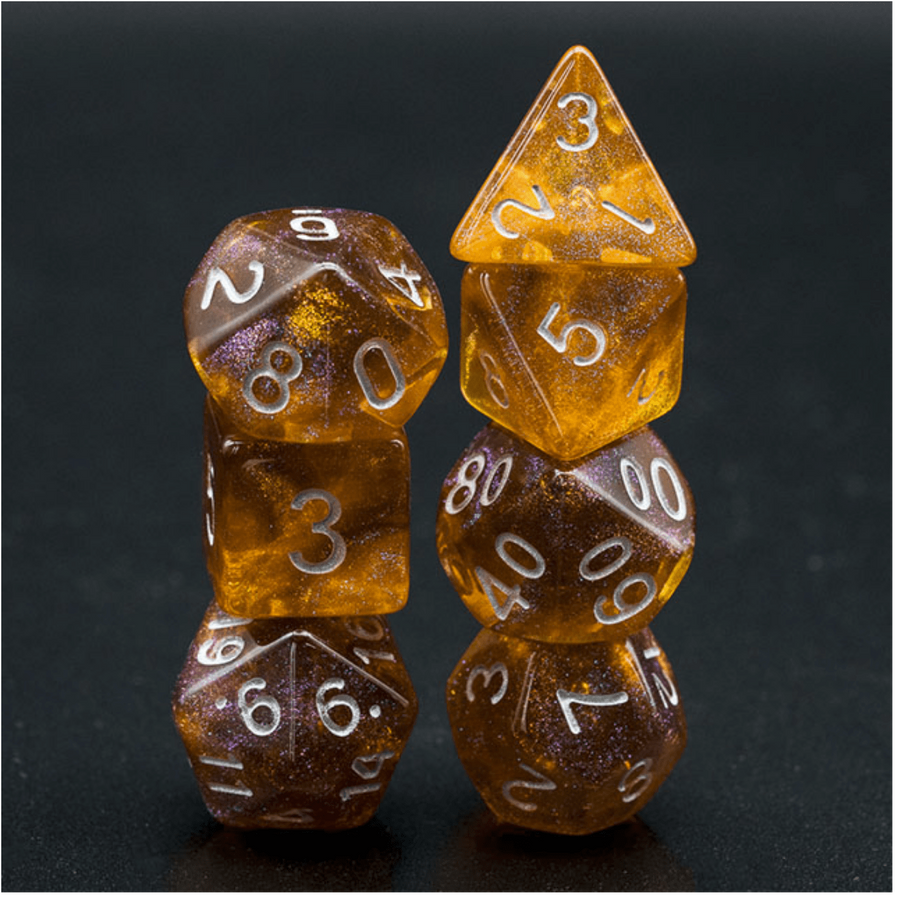 Ether Glitter RPG Dice Set | Game Grid - Logan