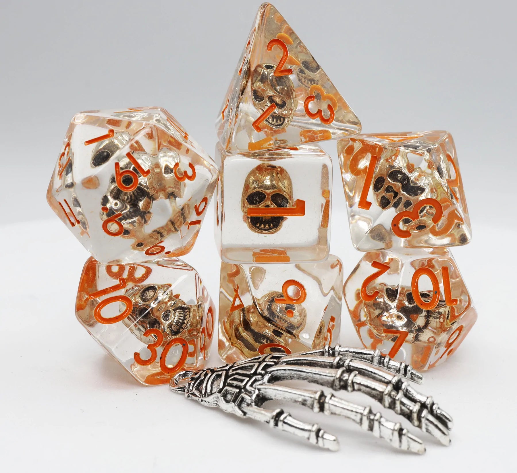 LAUGHING SKULL RPG DICE SET | Game Grid - Logan