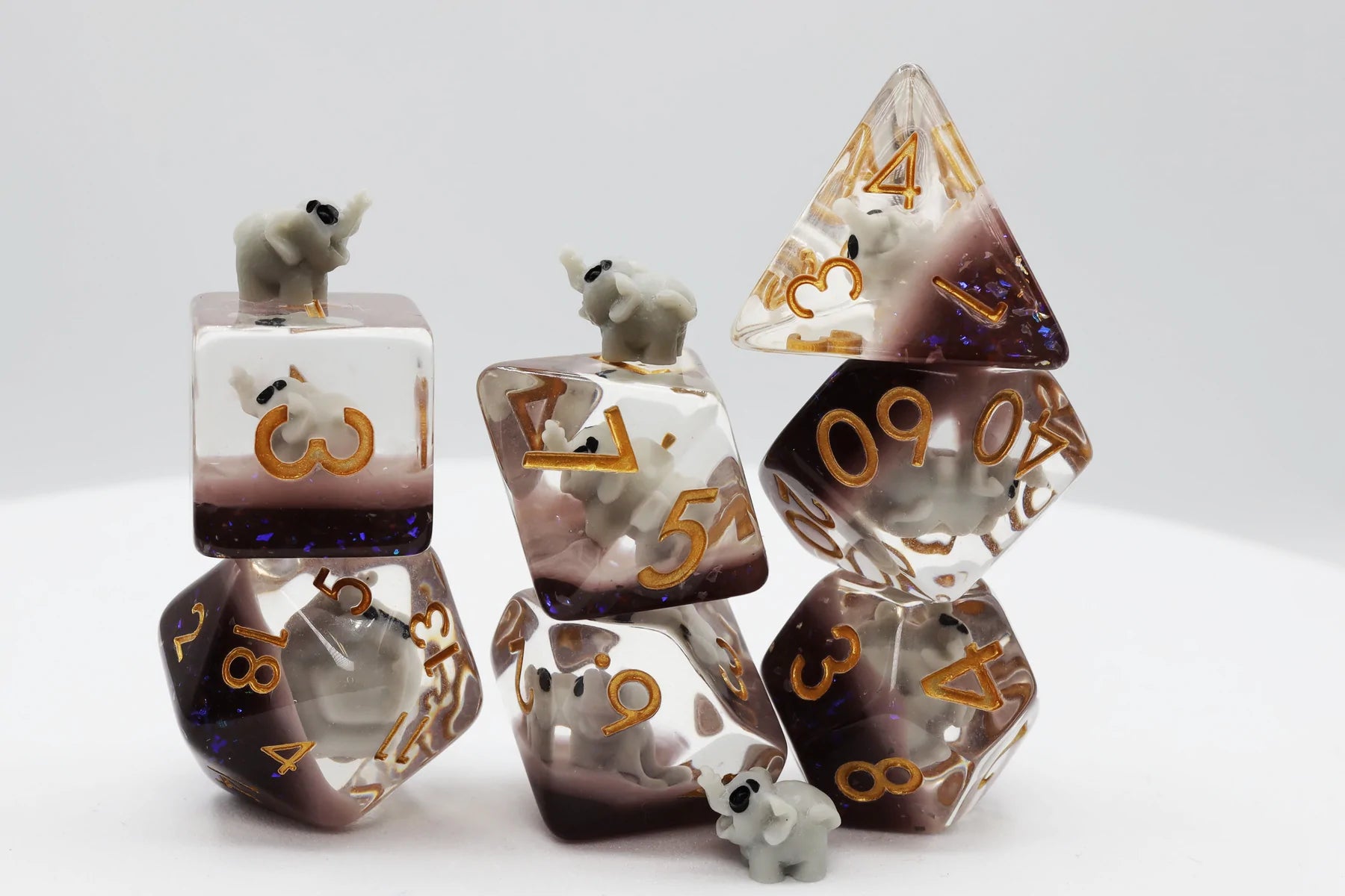 RPG Dice Set: Elephants | Game Grid - Logan
