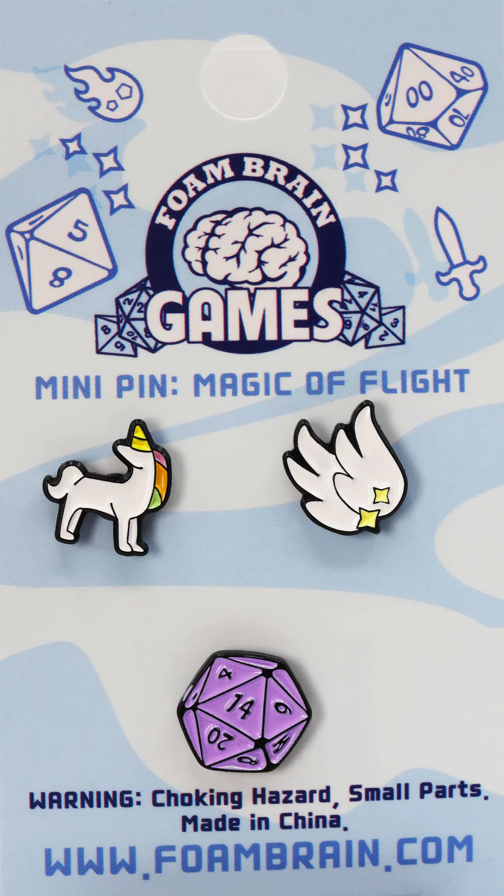 Mini Enamel Pins: Magic of Flight | Game Grid - Logan