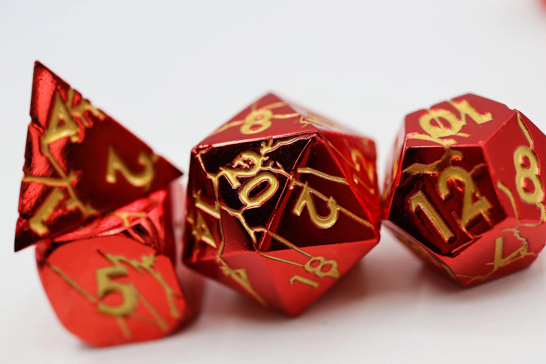 Ruby Quarry Metal RPG Dice Set | Game Grid - Logan