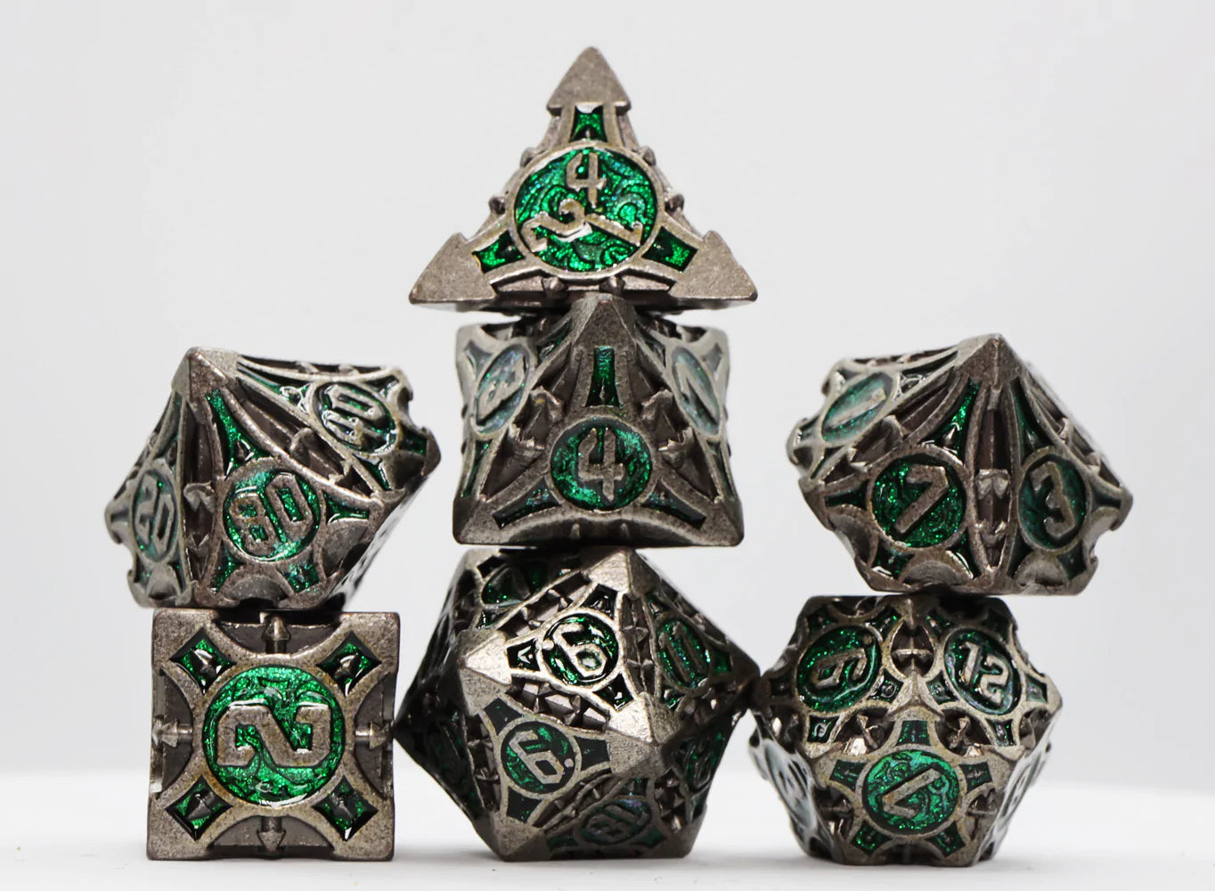 ENCHANTED FOREST ARROW RPG METAL DICE SET | Game Grid - Logan