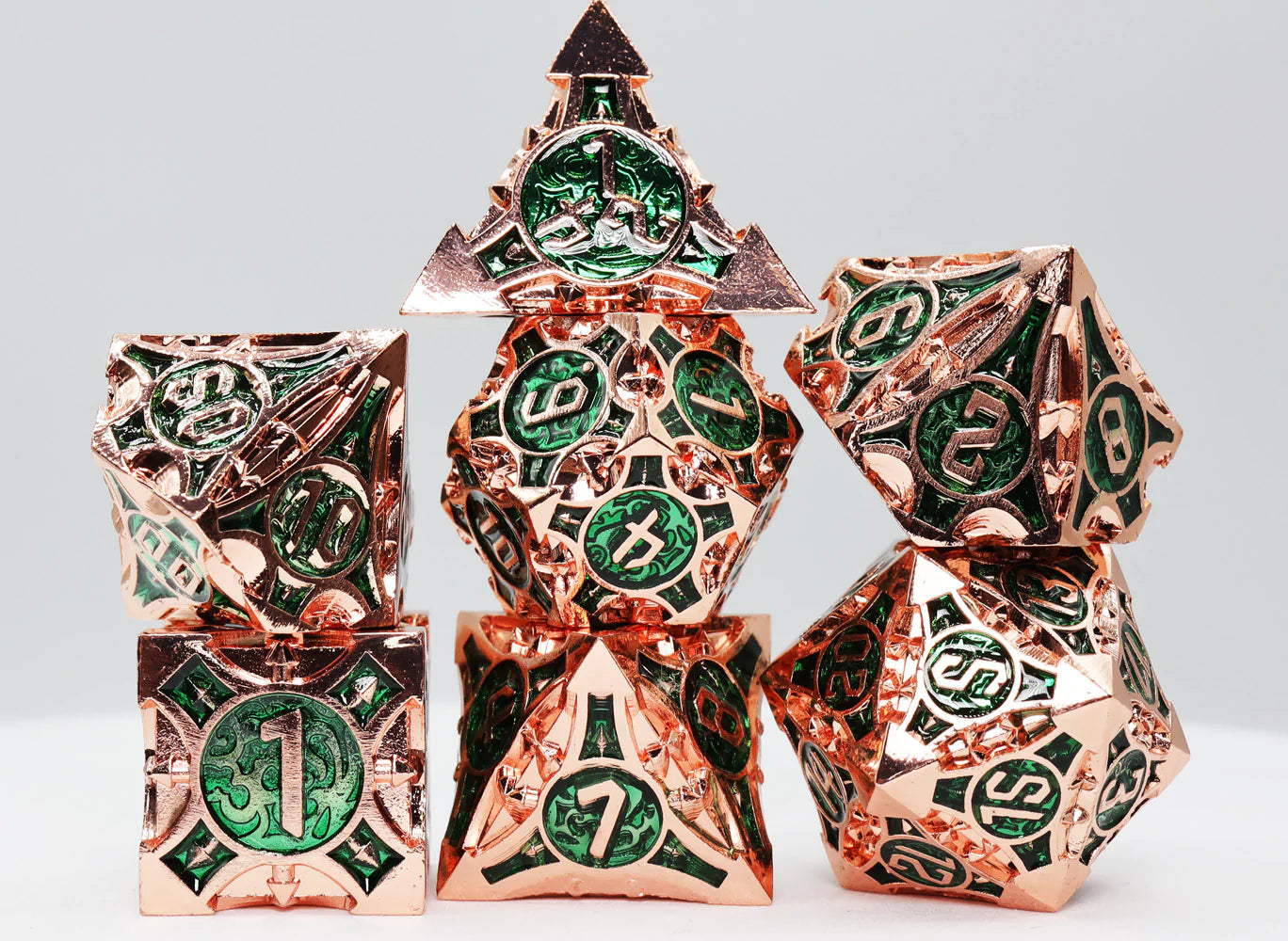 JUNGLE ARROW RPG METAL DICE SET | Game Grid - Logan