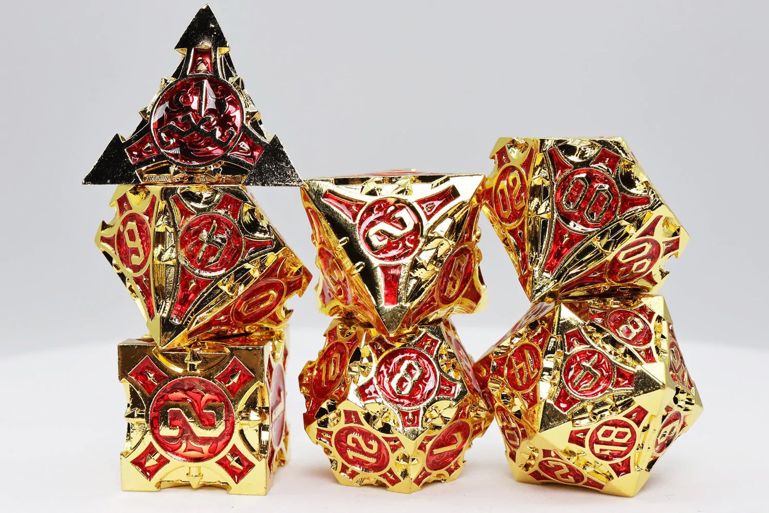 ROYAL RUBY ARROW RPG METAL DICE SET | Game Grid - Logan