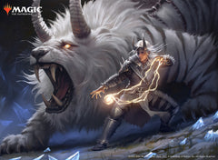 MTG Ikoria Lair of Behemoths Playmat | Game Grid - Logan