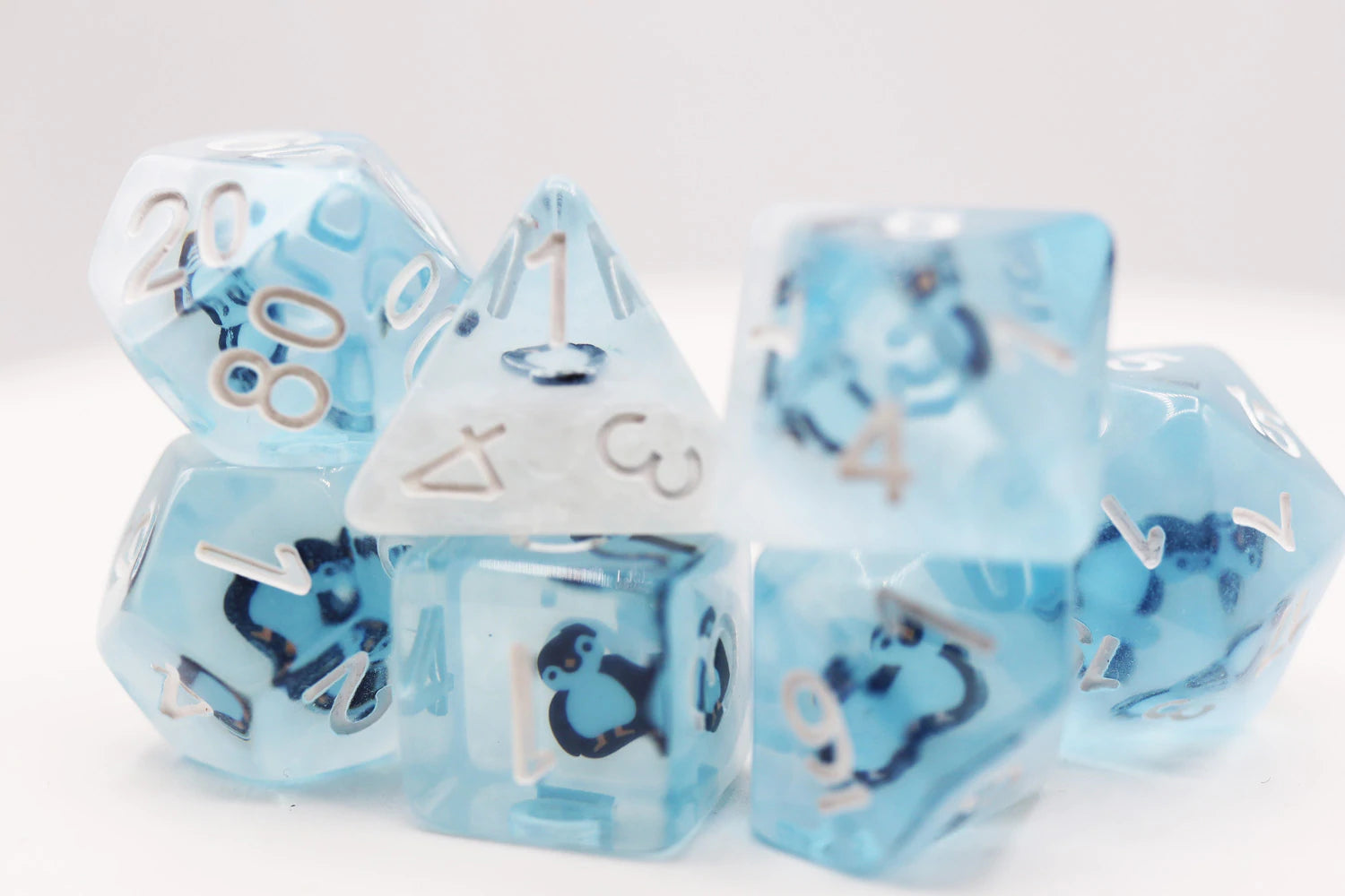 Frozen Penguin RPG Dice Set | Game Grid - Logan
