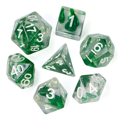 Green Lava Lamp RPG Dice Set | Game Grid - Logan