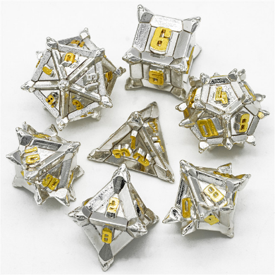 Holy Flail RPG Metal Dice Set | Game Grid - Logan