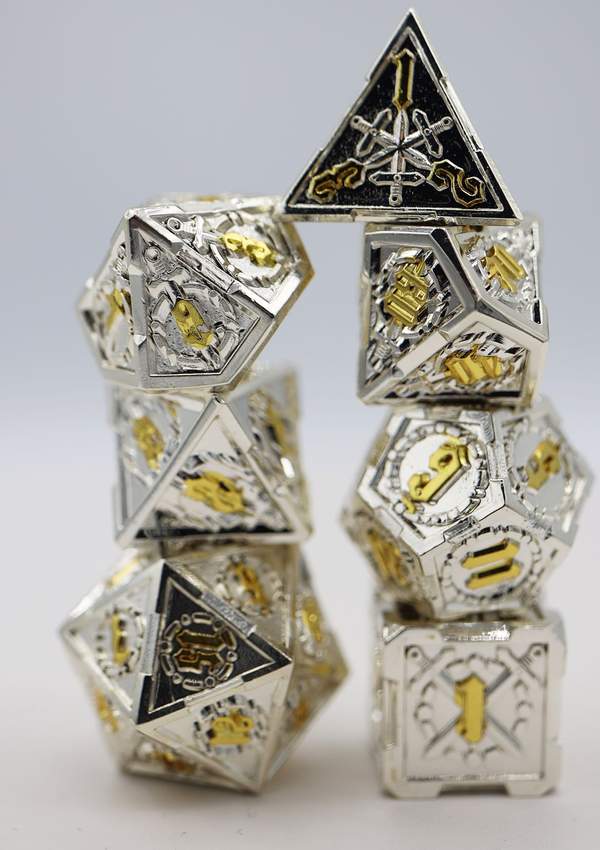 Holy Sword RPG Metal Dice Set | Game Grid - Logan