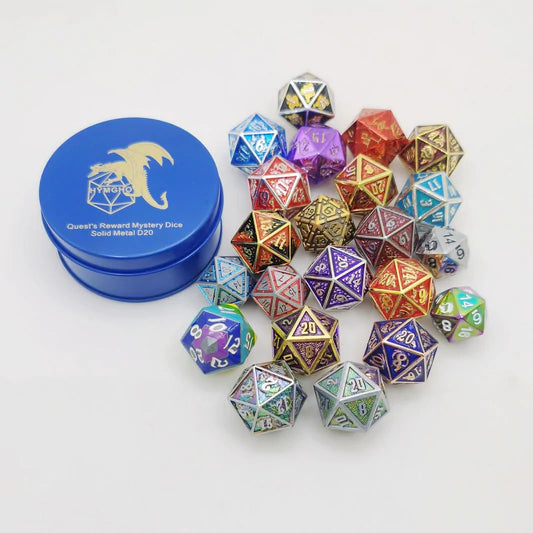 Mystery Dice: Solid Metal D20 | Game Grid - Logan