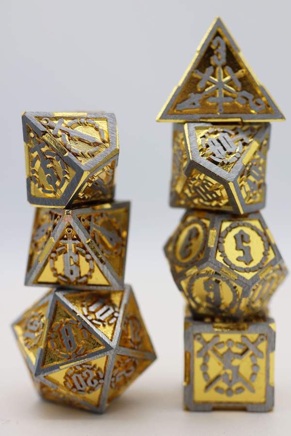 King Slayer's Sword RPG Metal Dice Set | Game Grid - Logan