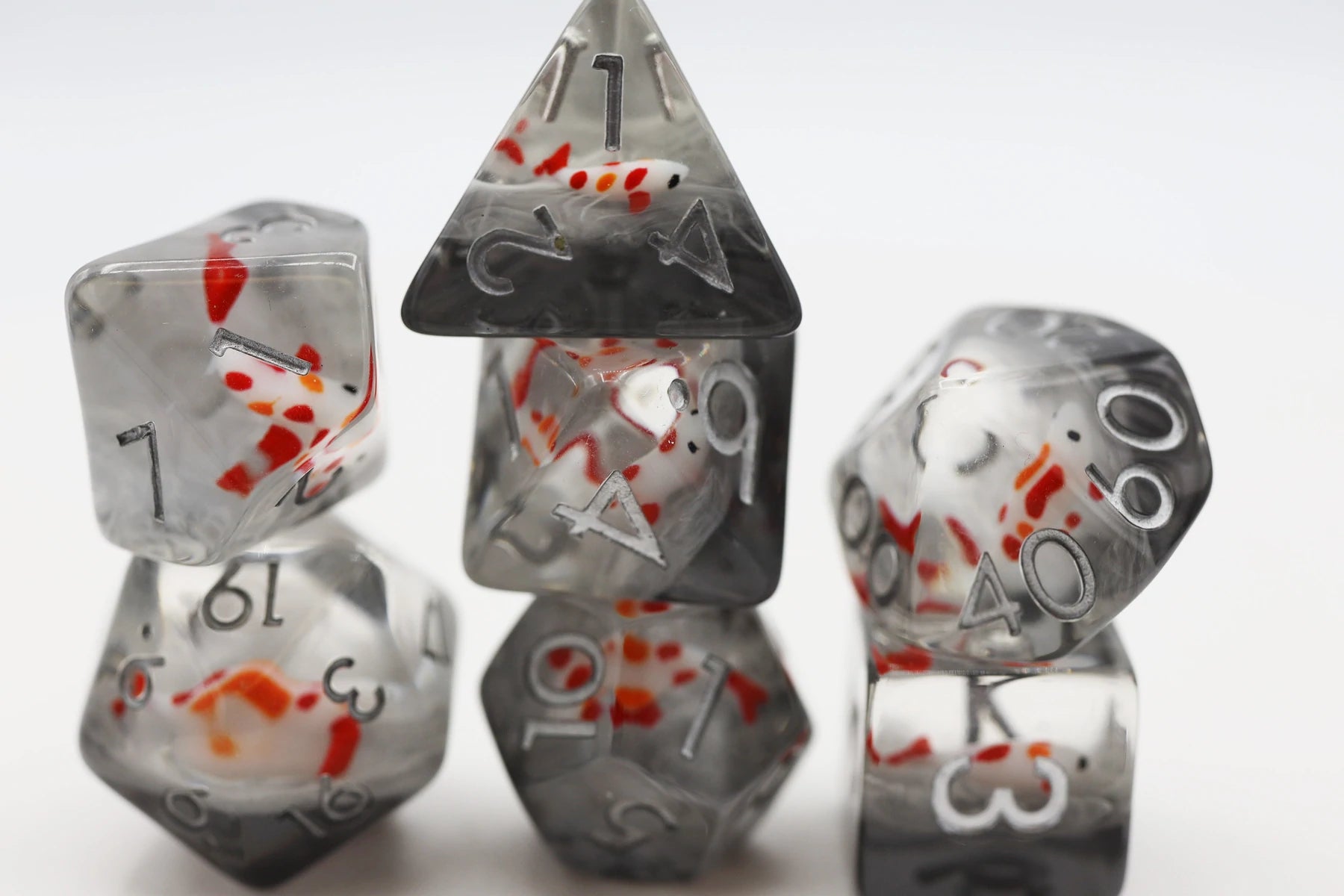 Misty Water Koi RPG Dice Set | Game Grid - Logan